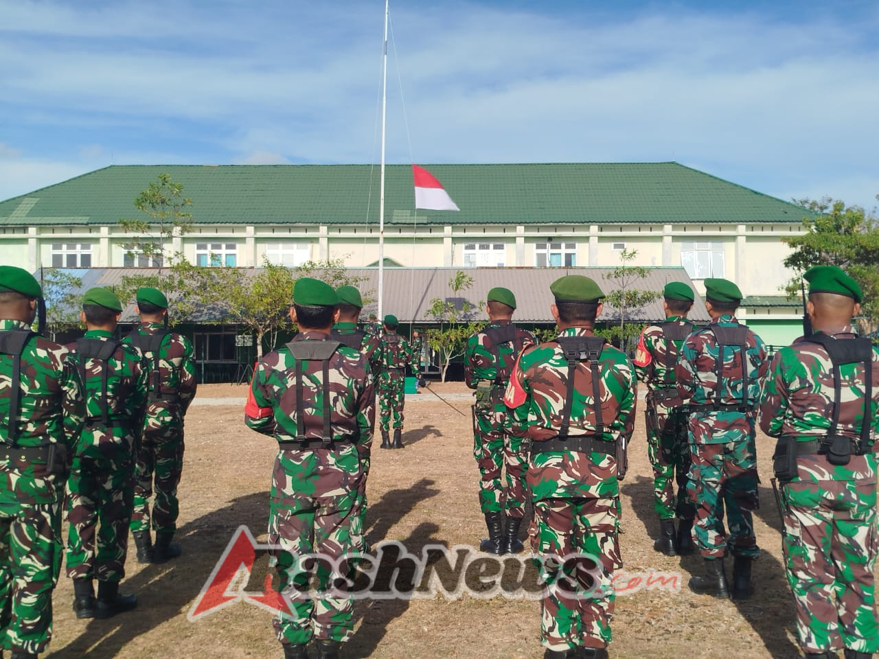 Kodim 1627/Rote Ndao Gelar Upacara Bendera Senin,Wujud Patriotisme dan Nasionalisme