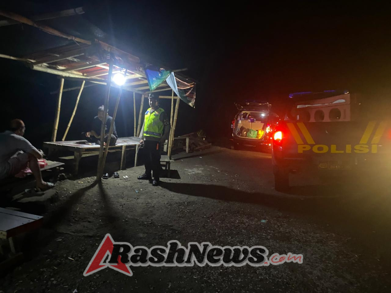 Polsek Selemadeg barat Gelar Patroli Malam Menjelang Dini Hari