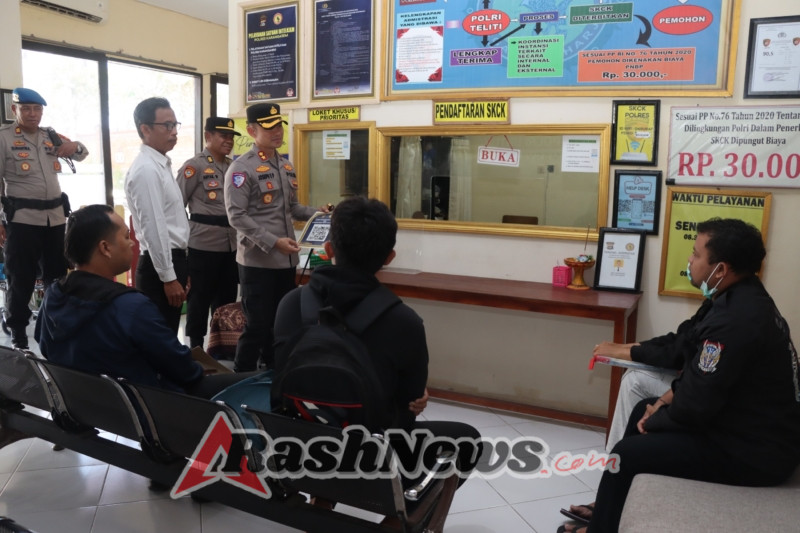 Kapolres Karangasem Cek Langsung Kesiapan Verifikasi WBK