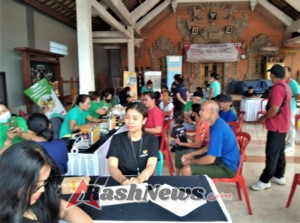 Babinsa Dukung Karang Taruna Kertha Widya Shanti Gelar Safari Kesehatan dalam Rangka HUT RI ke-80