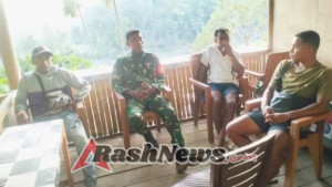 Komsos dan Pamwil Babinsa Detusoko Berjalan Lancar dengan Antusias Warga