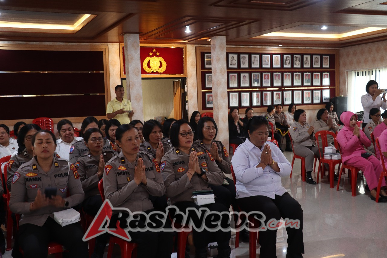 Polwan Polres Tabanan dan Bhayangkari Gelar Seminar Kesehatan Peringati Hari Polwan ke-77 dan HKGB ke-73