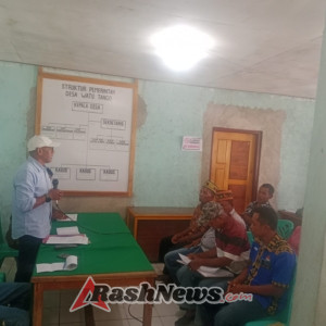 Babinsa Koramil 1612-03/Reok Serda Taufikurrahman Kawal Reses DPRD Partai Hanura, Suasana Aman & Tertib