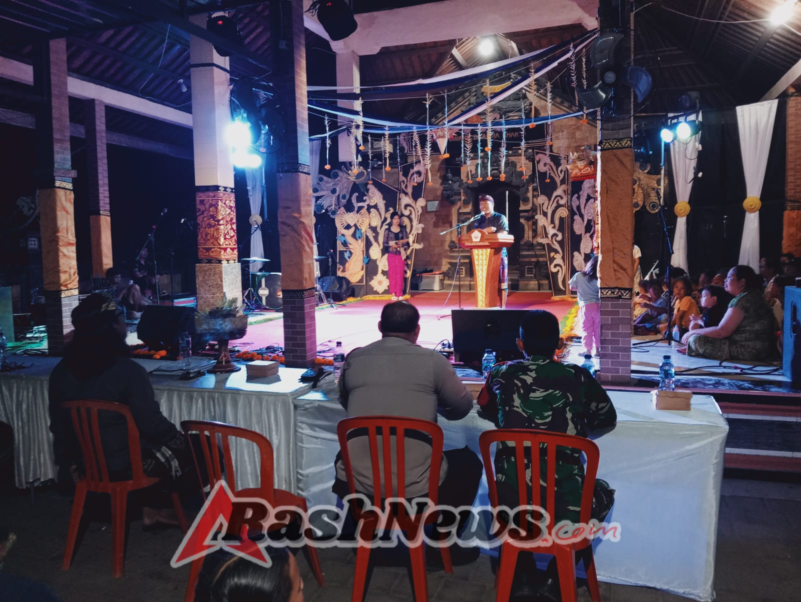 Tumbuhkan Kebersamaan Tingkatkan Kreatifitas , Pesan babinsa Batununggul Saat Hadiri HUT STT Yowana Dharma Bhakti Ke 8