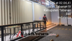 Polres Tabanan Gelar Patroli Jalan Kaki Subuh, Pastikan Wilayah Tetap Kondusif