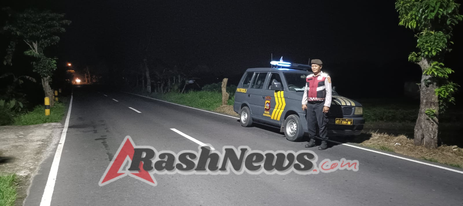Patroli Subuh Polsek Abiansemal, Langkah Preventif Cegah Kejahatan Di Jalur Sepi