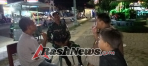Patroli Malam Babinsa Taliwang, Upaya Jaga Ketentraman Masyarakat