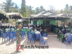 Turut Berbelasungkawa Babinsa Hadiri Ibadah Pemakaman Warga Binaan