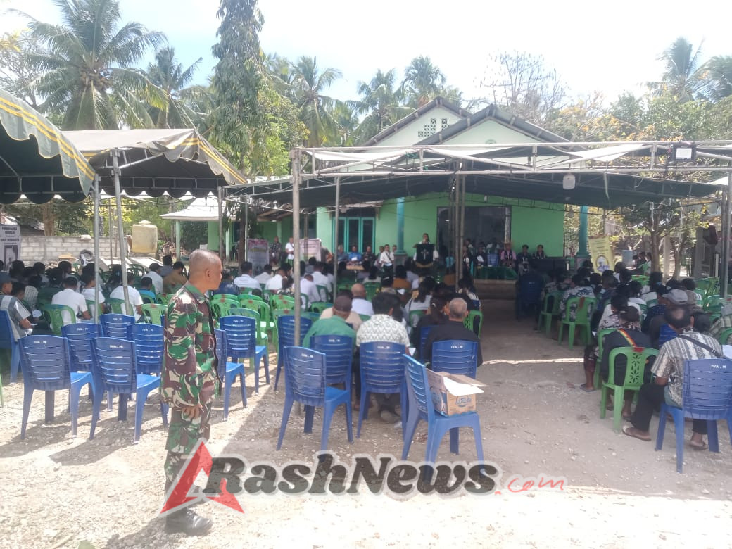 Turut Berbelasungkawa Babinsa Hadiri Ibadah Pemakaman Warga Binaan