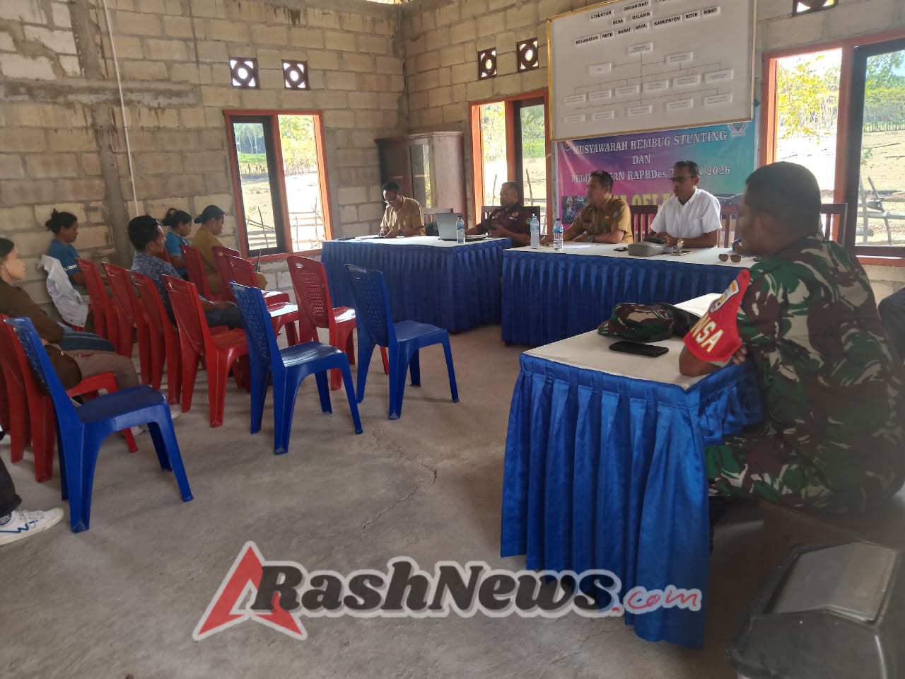 Babinsa Hadiri Rembuk Stunting dan RKPDes di Desa Binaan,Dukung Program Pemerintah