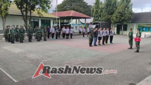 Apel Pagi di Makodim 1602/Ende Tekankan Kebersihan Satuan dan Pembinaan Kemampuan Prajurit