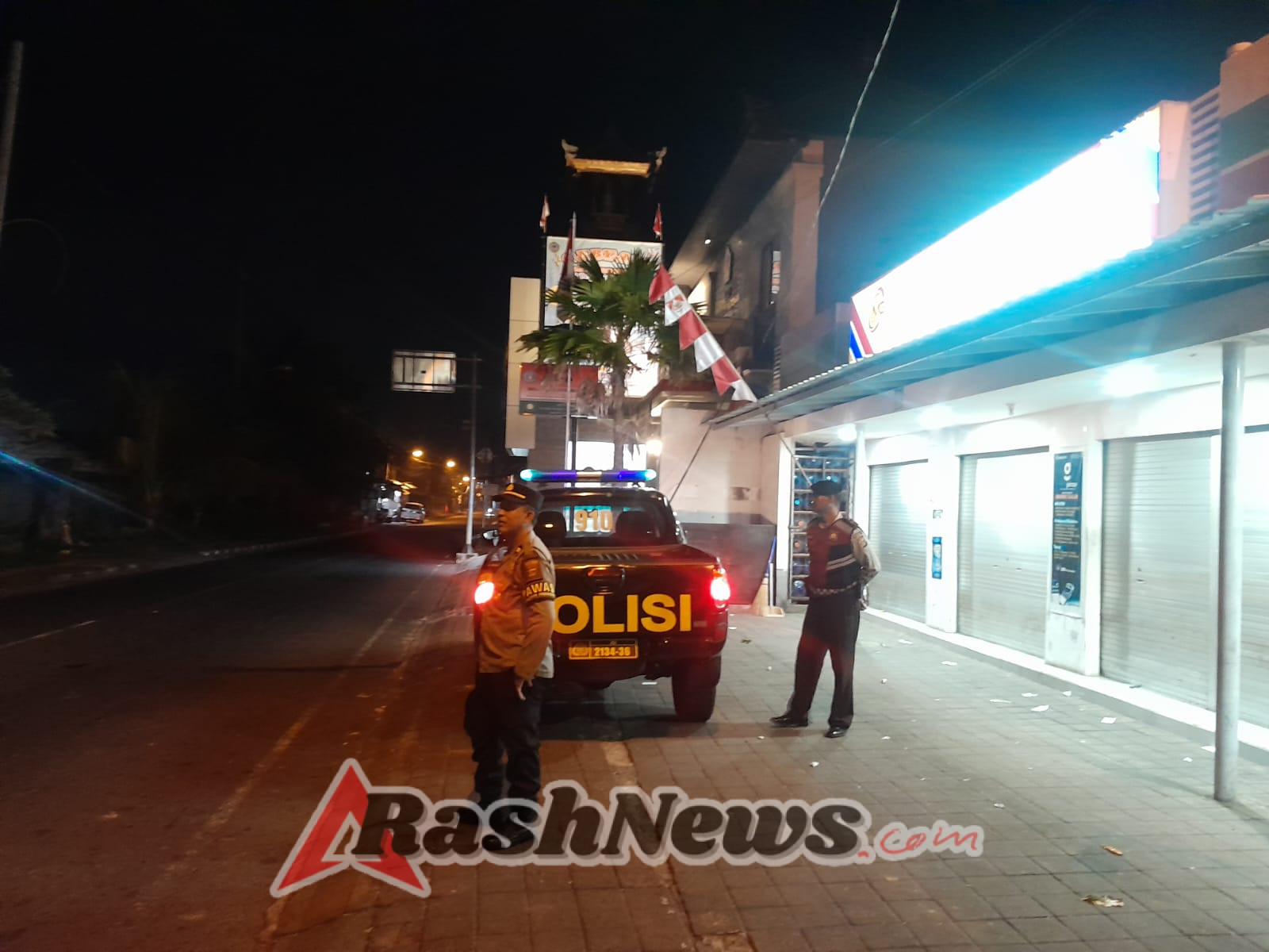 Polsek Mengwi Laksanakan Patroli Subuh, Ciptakan Situasi Kamtibmas Kondusif