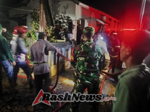 TNI Bersama Unsur Terkait Sinergi Atasi Kebakaran di Wilayah Binaan