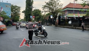 SatBinmas laksanakan Strong Point Pagi sebagai salah satu bentuk pelayanan polri terhadap masyarakat