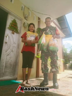 Babinsa Rote Ndao Ajak Warga Bijak Manfaatkan Beras SPHP untuk Kebutuhan Keluarga