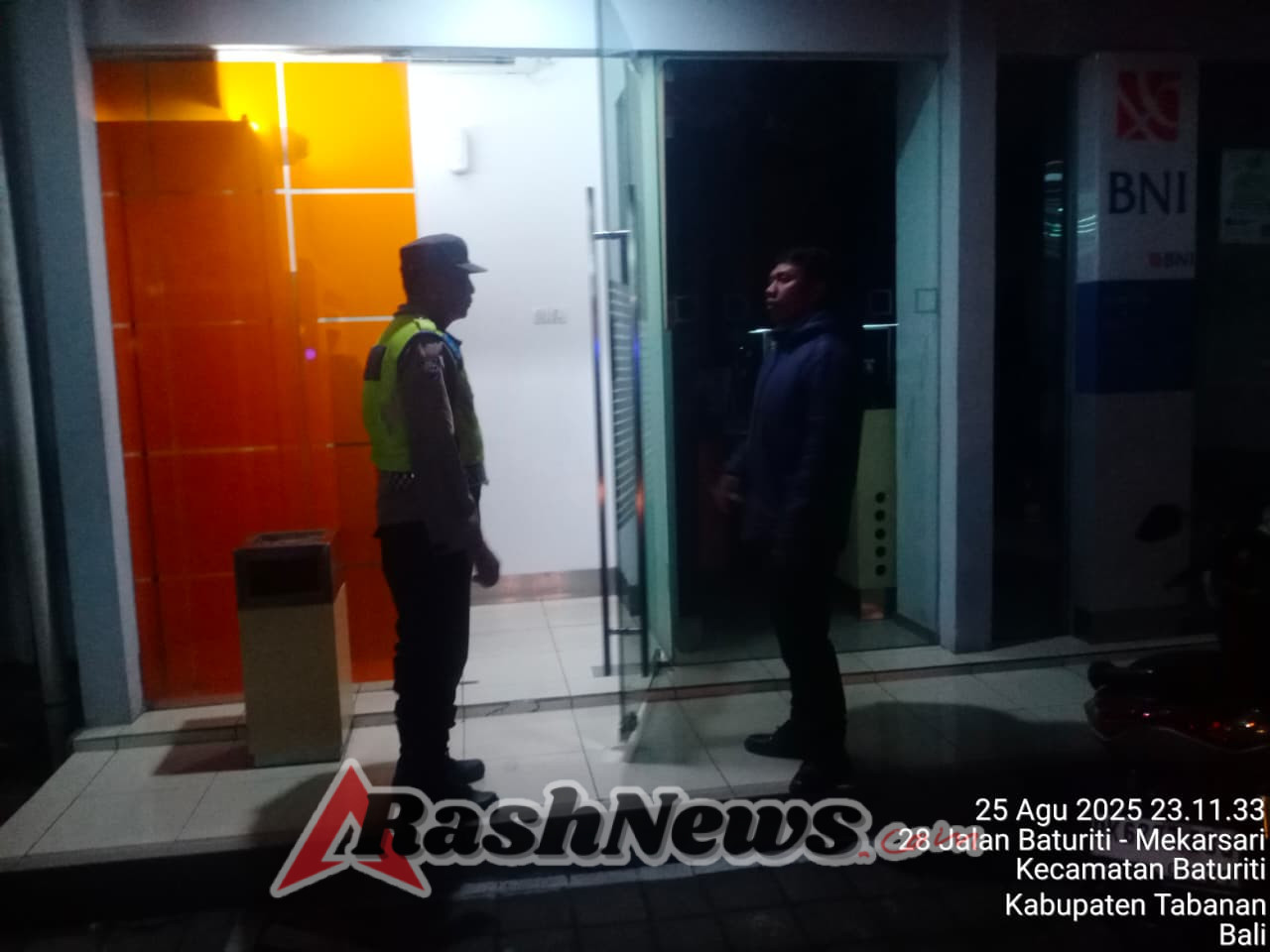 Polsek Baturiti Tingkatkan Patroli Malam Guna Cegah Kriminalitas