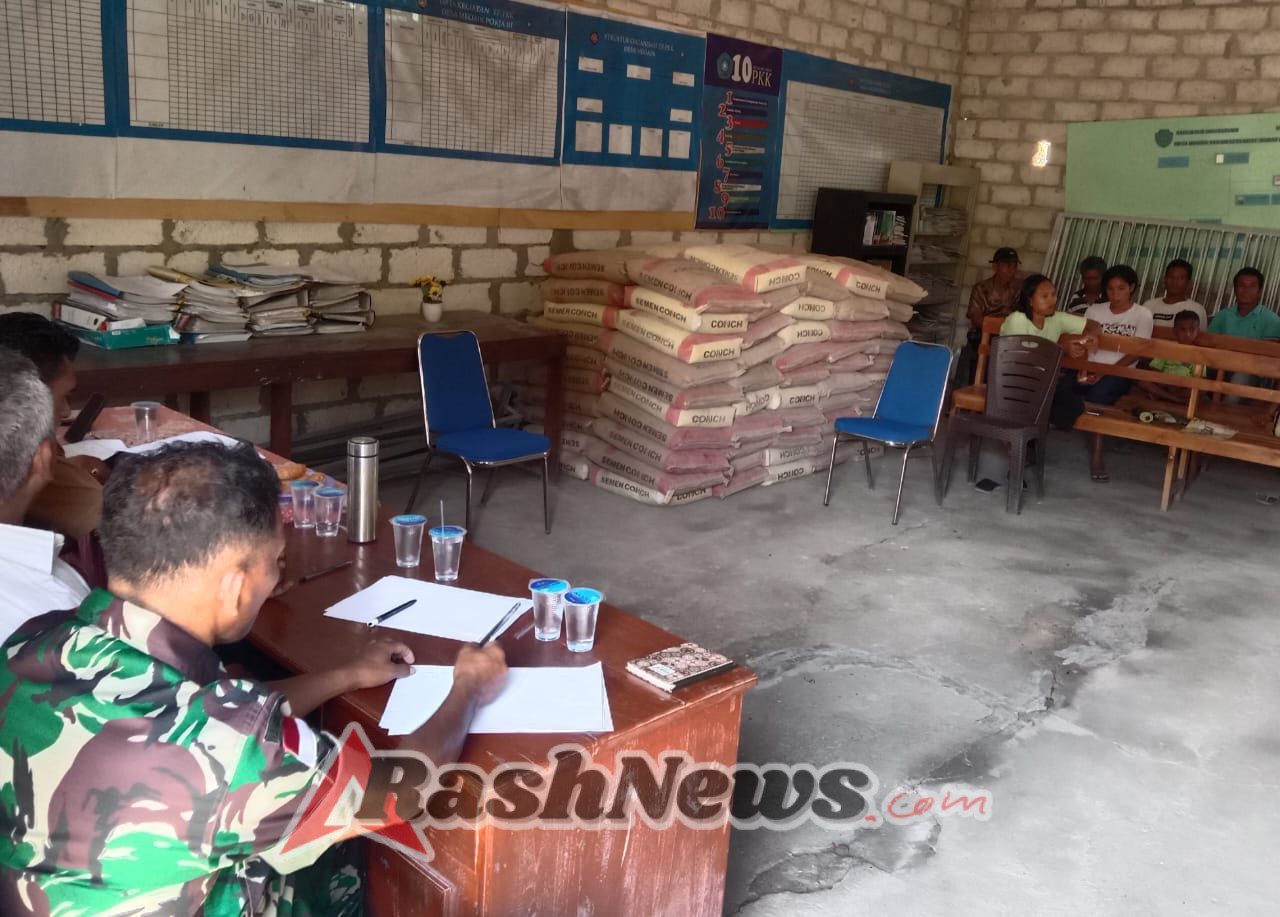 Sinergi Pemerintah Desa dan Babinsa dalam Perencanaan Pembangunan dan Rembuk Stunting Meoain