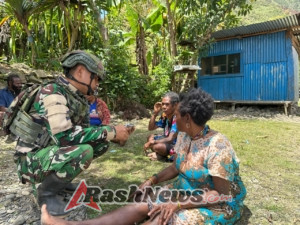 Dari Pegunungan Puncak Jaya, Satgas Yonif 743/PSY Tebar Kasih Lewat Layanan Medis