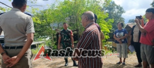 Pengukuran Tanah Hak Pakai Kongregasi SVD di Ende, Babinsa Turut Terlibat