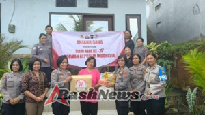 Polwan Polres Karangasem Gelar Anjangsana dalam Rangka Hari Jadi Polwan ke-77