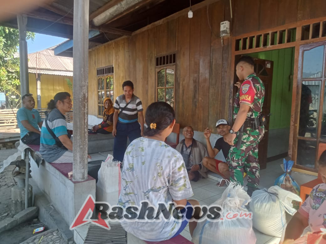 TNI Hadir di Tengah Rakyat: Babinsa Laksanakan Tugas di Wilayah Binaan Maurole