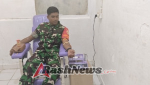 Donor Darah Babinsa, Bukti Nyata Kehadiran TNI di Tengah Warga
