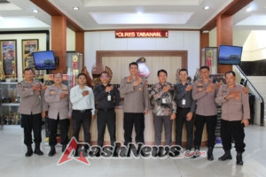 Polres Tabanan dan Bank Woori Saudara Teken Perpanjangan Kerja Sama Fasilitas Kredit