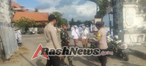 Dihadiri Ratusan Warga, Upacara Melasti Di Kutampi Dikawal Ketat Babinsa