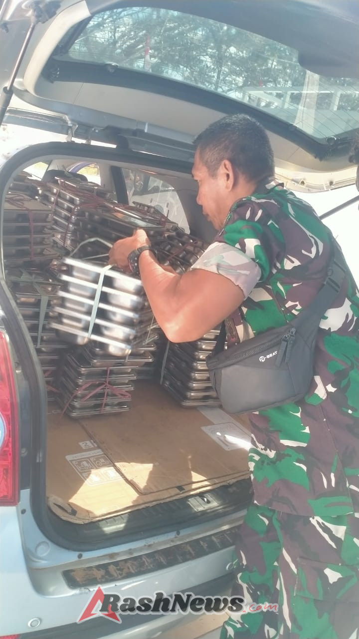 TNI Bersama Masyarakat Sukseskan Program Gizi Nusantara di Dompu