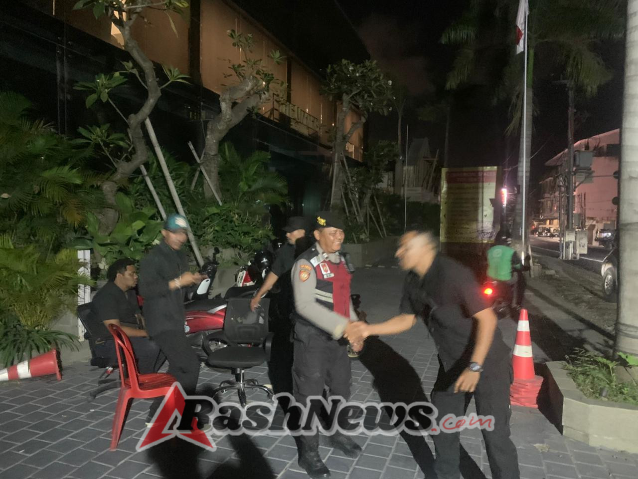 Patroli Polsek Kuta Utara Imbau  Security Apertemen The Umalas Signature Waspadai  Aksi Kejahatan