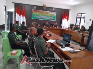 Babinsa Dan Danramil Kupang Ikut Sosialisasi Rencana Pertahanan
