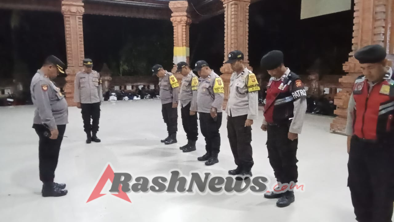 Kapolsek Mengwi Pimpin Langsung Pengamana Turnamen Bola Voli BVC Cup