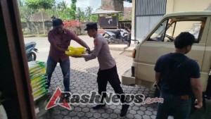 Dalam Rangka Stabilisasi pasokan dan harga pangan Polsek Selbar Salurkan beras Murah untuk Warga