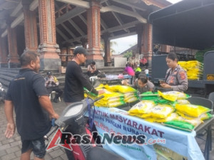 Jaga Stabilitas Pasokan dan Harga Pangan, Polres Badung Salurkan 2 Ton Beras SPHP