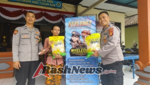 Polsek Kerambitan Gelar Bazar Beras Murah di Mapolsek Kerambitan.