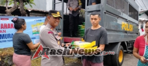 Polsek Tabanan dukung Program Pangan Murah