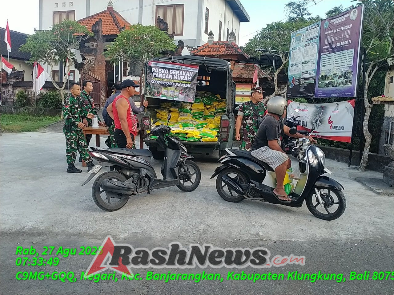 Bantu Warga Penuhi Kebutuhan Pokok, Koramil Banjarangkan Gencarkan Gerakan Pangan Murah