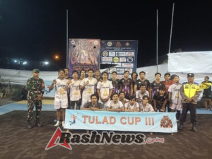 Kawal Portu Tulad Cup III, Wujud Dukungan Babinsa Batukandik Atas  Kegiatan Positif Masyarakat