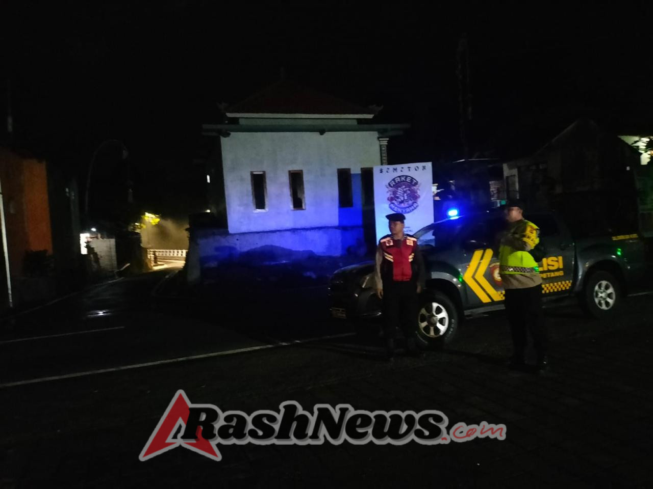 Blue Light Patrol Polsek Petang Jaga Stabilitas Keamanan Tetap Kondusif