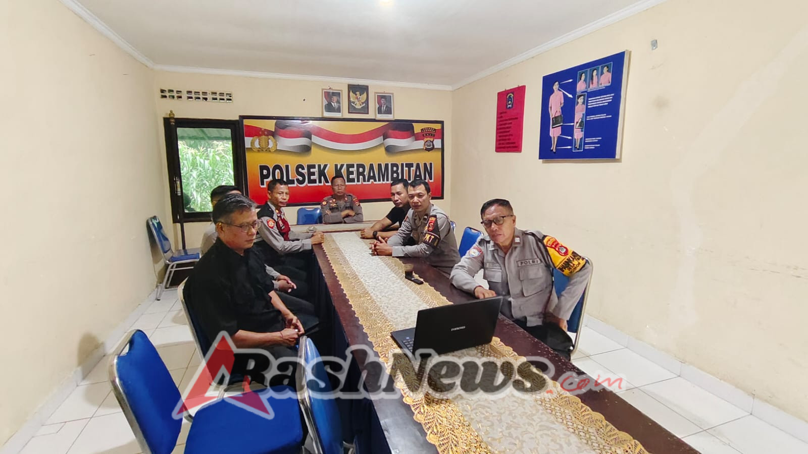 Ikuti Ceramah Binrohtal dalam upaya Mendukung Pelaksanaan Tugas Kepolsisian.