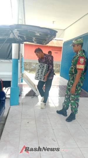 5.755 Anak di Rote Ndao Terima Manfaat Program Makan Bergizi Gratis, Babinsa Turut Mengawal