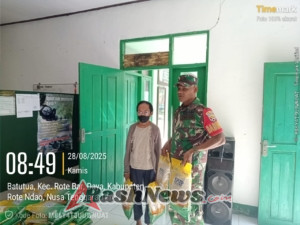 Gerakan Pangan Murah Babinsa Batutua Disambut Antusias Warga Sakubatun