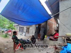 Babinsa Jegharangga Imbau Warga Jaga Kesehatan dan Keamanan Wilayah