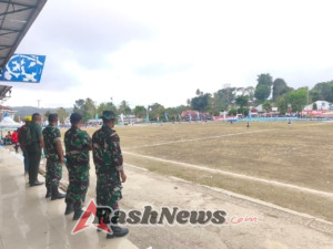 Pengamanan Ketat Warnai Turnamen Sepak Bola Dandim Cup Sumba Barat