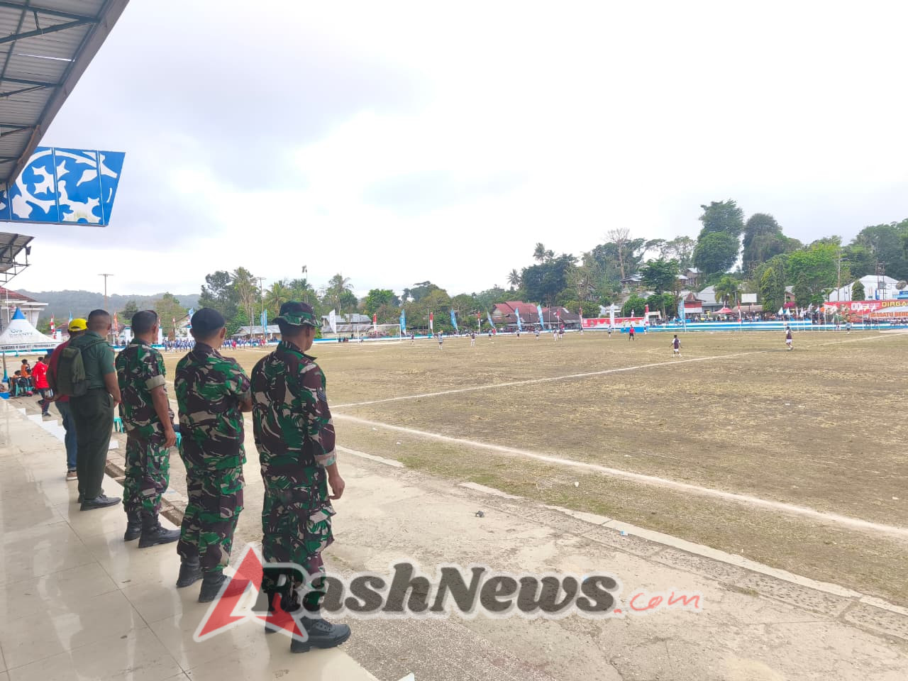 Pengamanan Ketat Warnai Turnamen Sepak Bola Dandim Cup Sumba Barat