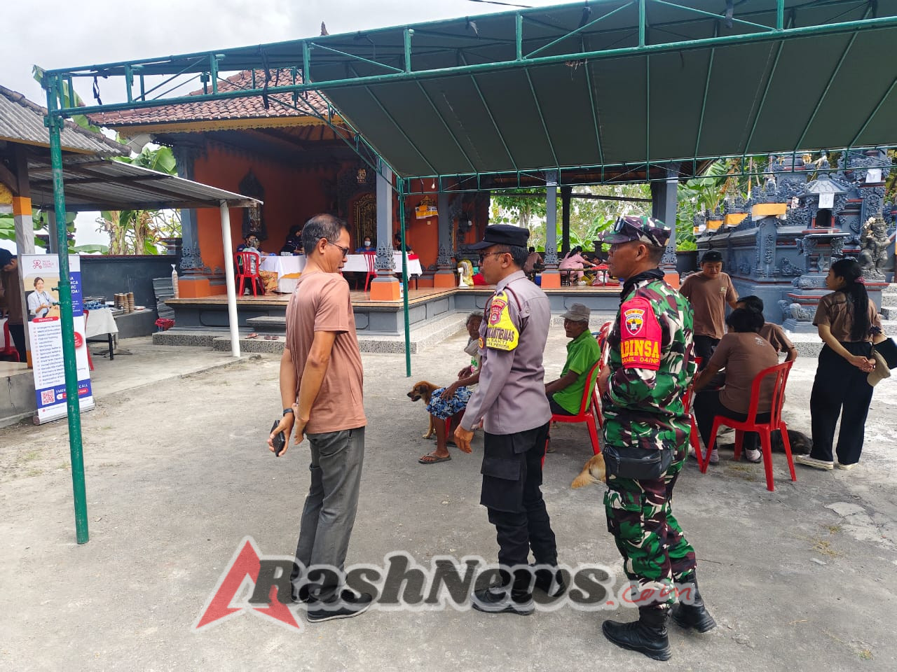Hotel Adiwana Gelar Bakti Sosial, Babinsa Sakti Sampaikan Apresiasi Dan Terima Kasih