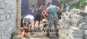 Kehadiran Babinsa Kodim 1602/Ende Diterima Positif Masyarakat Desa Wologai