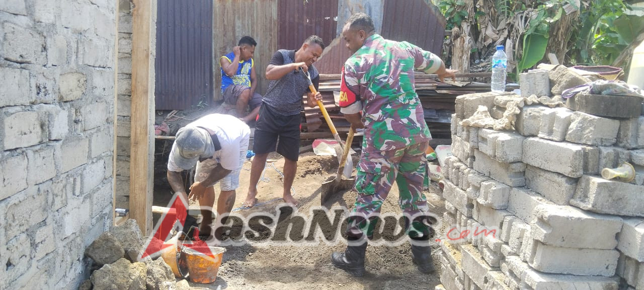 Kehadiran Babinsa Kodim 1602/Ende Diterima Positif Masyarakat Desa Wologai