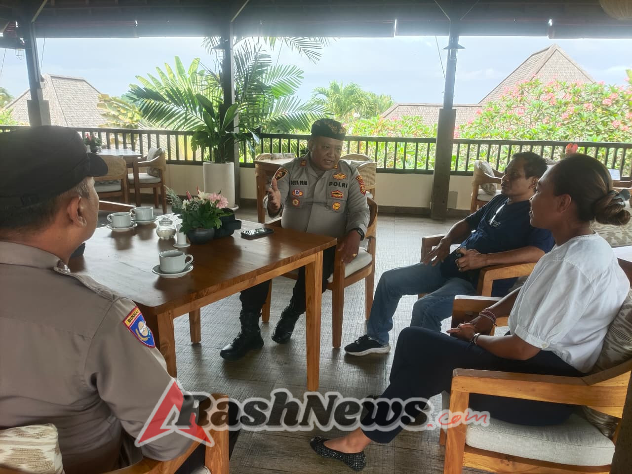 Kapolsek Seltim melakukan kunjungan silahturahmi
