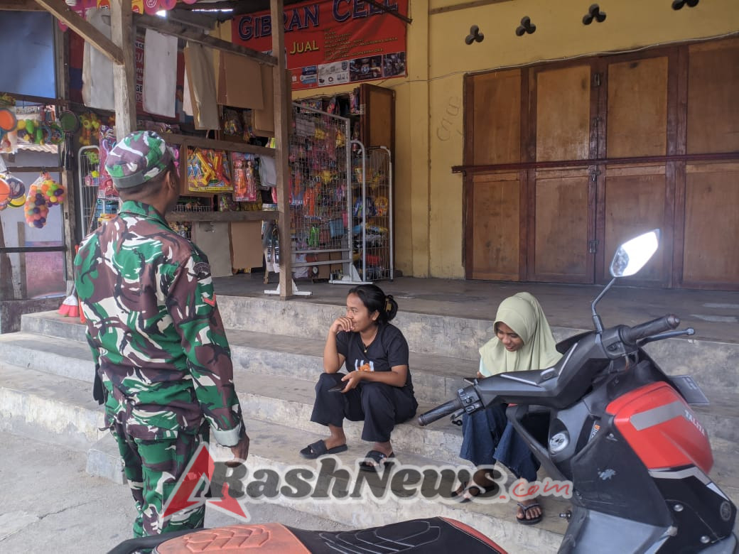 Babinsa Koramil Wolowaru Perkuat Sinergi dengan Masyarakat Desa Wonda